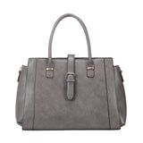 Kylie Buckle Strap Handbag - Grey image 1