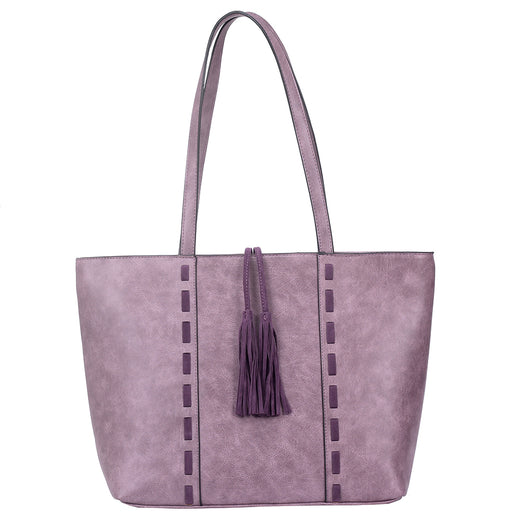 Elsa Tassel Shopper Bag - Grey image 1