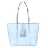 Elsa Tassel Shopper Bag - Light Blue image 1