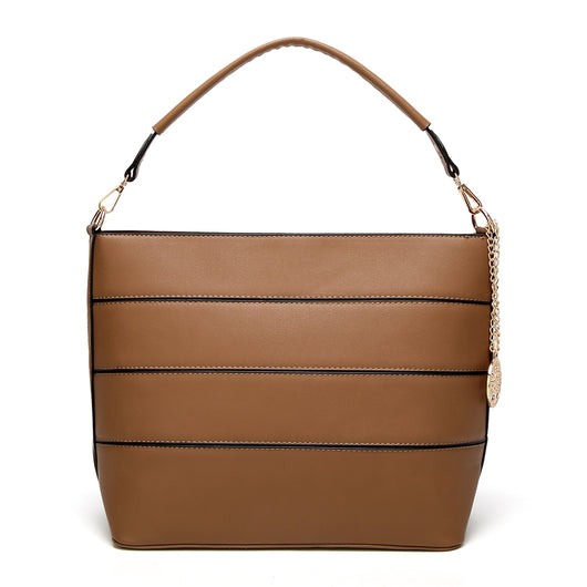 Angelica Stripe - Taupe image 1