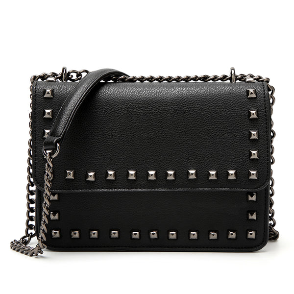 Seraphena Studded Box Cross Body - Black image 1