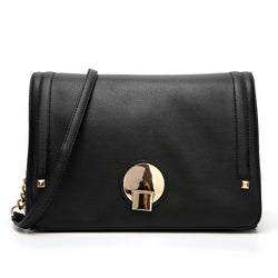 Trinity Lock Cross Body Bag - Black image 1