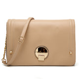 Trinity Lock Cross Body Bag - Beige image 1