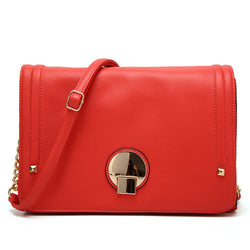 Trinity Lock Cross Body Bag - Red image 1