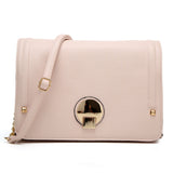 Trinity Lock Cross Body Bag - Nude image 1