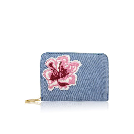 Bryony Flower Purse - Light Blue image 1