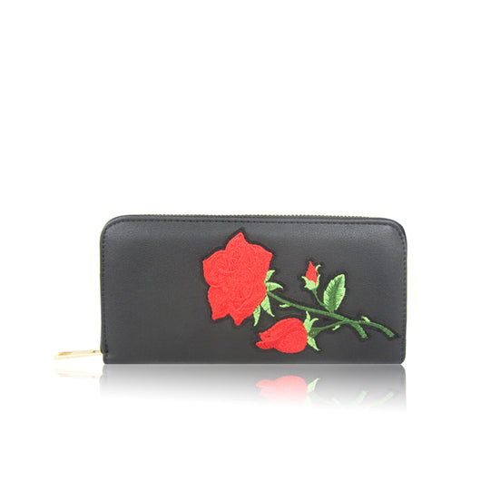 Daliah Rose Purse Long - Black image 1