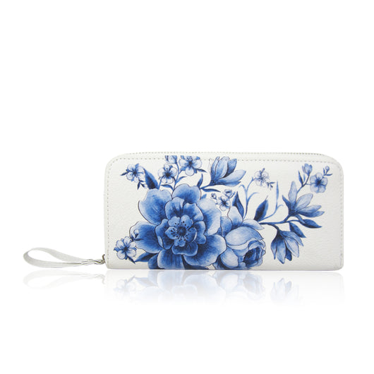 Kalei Flower Print Purse - Beige image 1