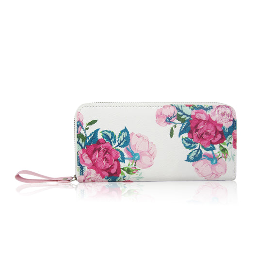 Kalina Flower Print Purse - White image 1