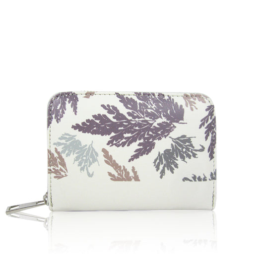 Kacey Leaf Pattern Purse - Beige image 1