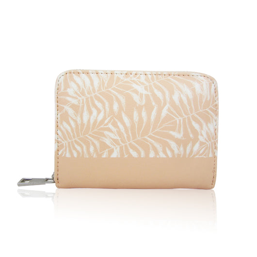 Karen Leaf Pattern Purse - Pink image 1