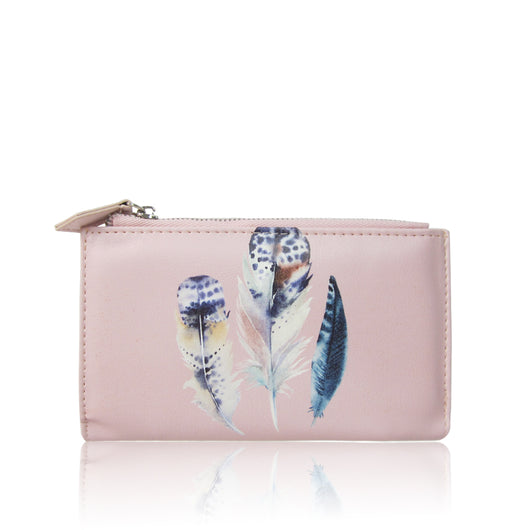 Jaida Feather Purse - Pink image 1