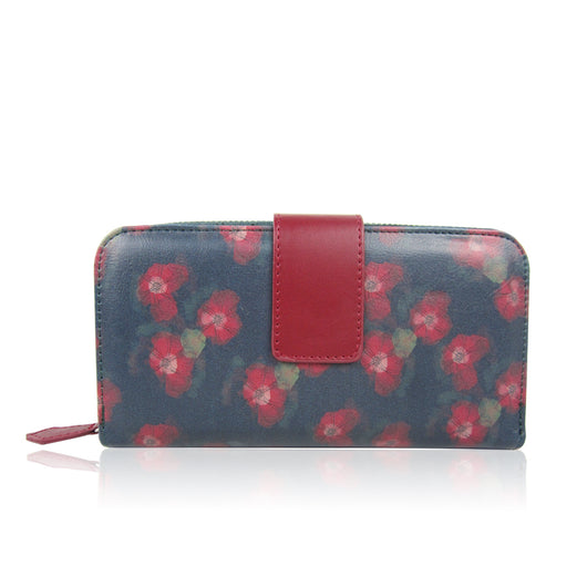 Reta Floral Purse - D. Green image 1