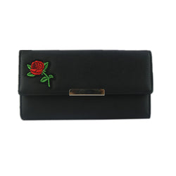 Saffron rose purse - Black image 1