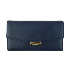 Sinead envelope flap purse - Dark Blue image 1