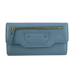 Zandra zip front purse - Blue image 1