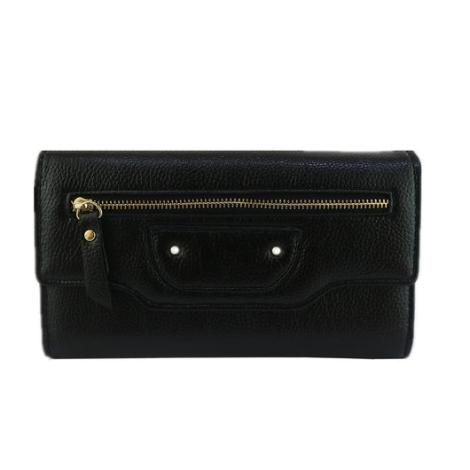 Zandra zip front purse - Black image 1