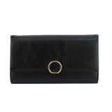 Raleigh circle trim purse - Black image 1