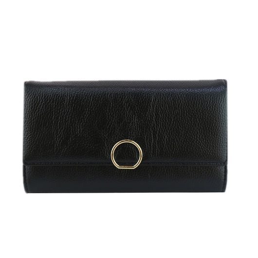 Raleigh circle trim purse - Black image 1