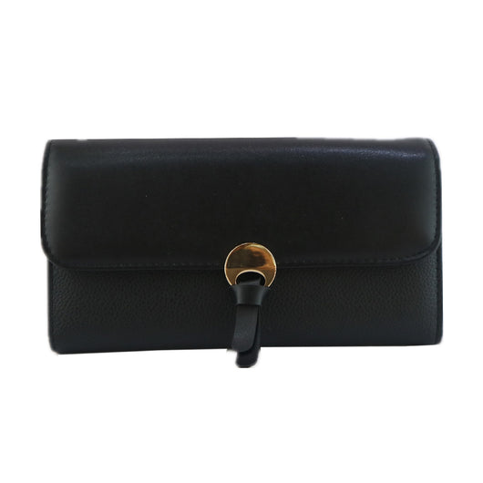 Franca metal disc trim purse - Black image 1