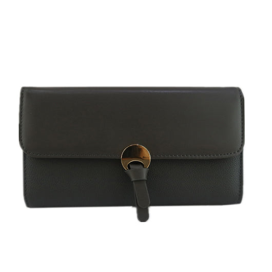 Franca metal disc trim purse - Grey image 1