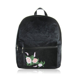 Roseanne faux suede backpack - Black image 1