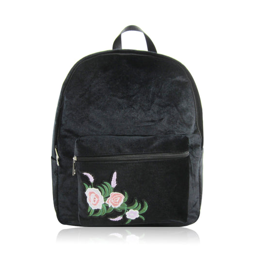 Roseanne faux suede backpack - Black image 1
