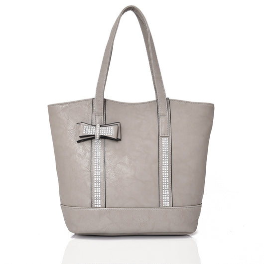 Lyanna Tote Bag - Light Grey image 1