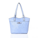 Solange bow shopper bag - LT BLUE image 1