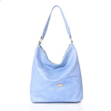 Zelah rose embossed bag - LT BLUE image 1
