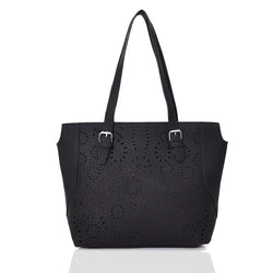 Addie chop out tote - BLACK image 1