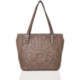 Addie chop out tote - KHAKI image 1