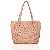 Addie chop out tote - BEIGE image 1