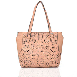 Addie chop out tote - BEIGE image 1