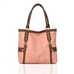 Alaska tote with buckle detail - PINK image 1