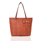 Arizona shopper with bow detail - ORANGE image 1