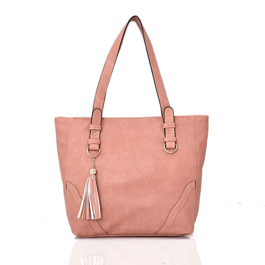 Bronx tassel shopper bag - PINK image 1