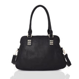Rhetta studded strap detail tote bag - BLACK image 1