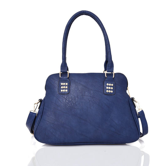 Rhetta studded strap detail tote bag - BLUE image 1