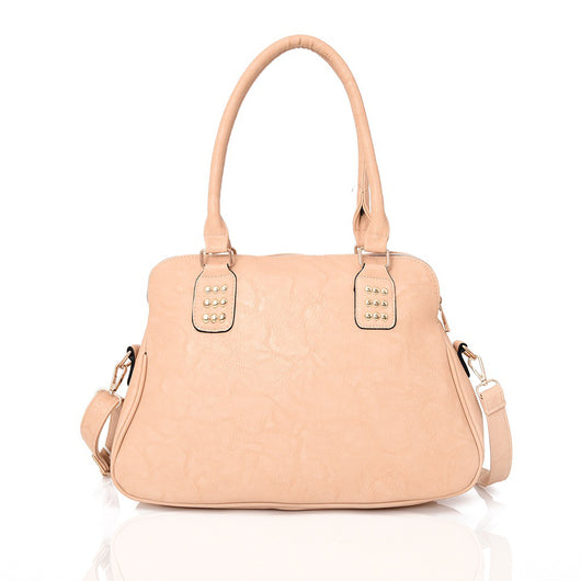 Rhetta studded strap detail tote bag - BEIGE image 1