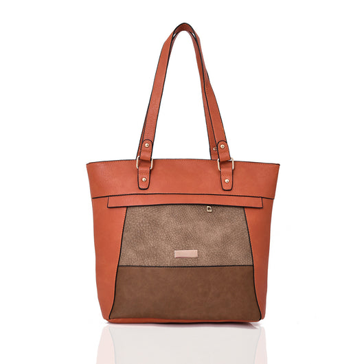 Maisie shopper bag - ORANGE image 1