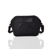 Lucie bow cross body bag - BLACK image 1