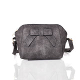 Lucie bow cross body bag - DK GREY image 1