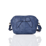 Lucie bow cross body bag - BLUE image 1