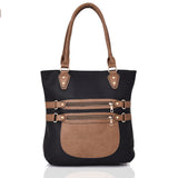 Evangeline strap detail shopper bag - BLACK image 1