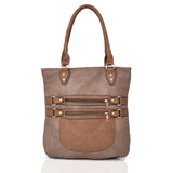 Evangeline strap detail shopper bag - KHAKI image 1
