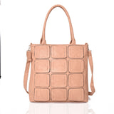 Joanie textured panel bag - PINK image 1