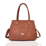 Blair croc shopper - REDBROWN image 1