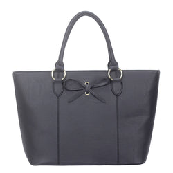 Aloisia bow tote bag - Black image 1