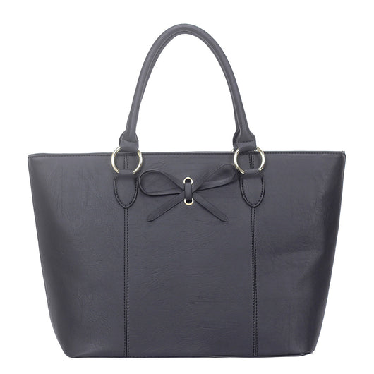 Aloisia bow tote bag - Black image 1